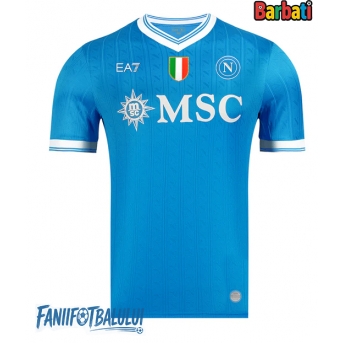 SSC Napoli Tricou Fotbal Replică 2025-26 Barbati Acasa